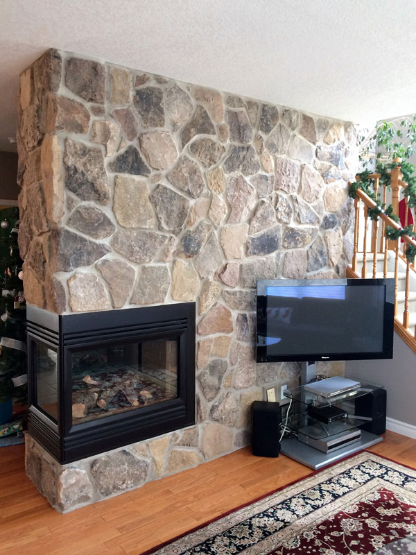 Custom Stone Fireplaces J J Masonry